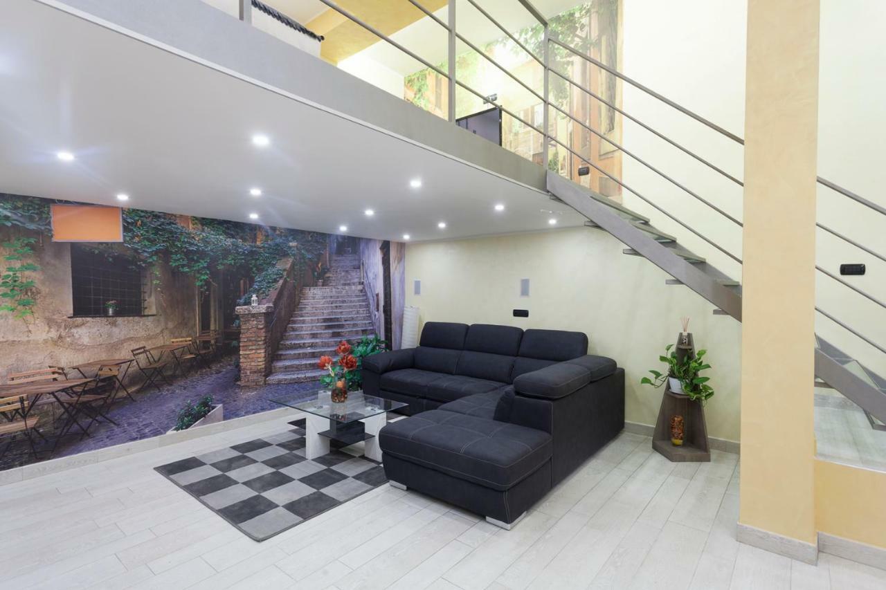 Trastevere Charming Loft Рим Экстерьер фото